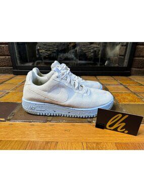Women’s 8 Nike Air Force 1 Crater FK “Pure Platinum” Athletic Sneaker DC7273-100